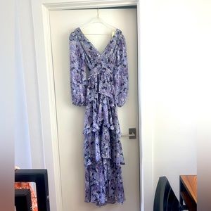 ASTR the Label anora floral tiered maxi dress